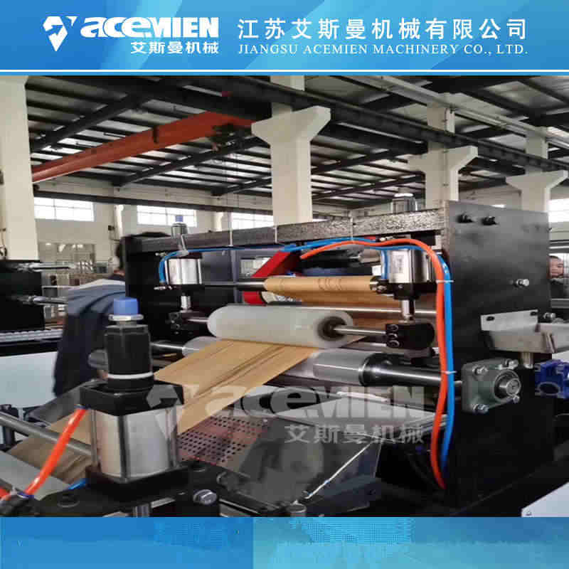 宁波PVC护墙板生产线设备规格 竹木纤维快装墙板生产机器 艾斯曼机械